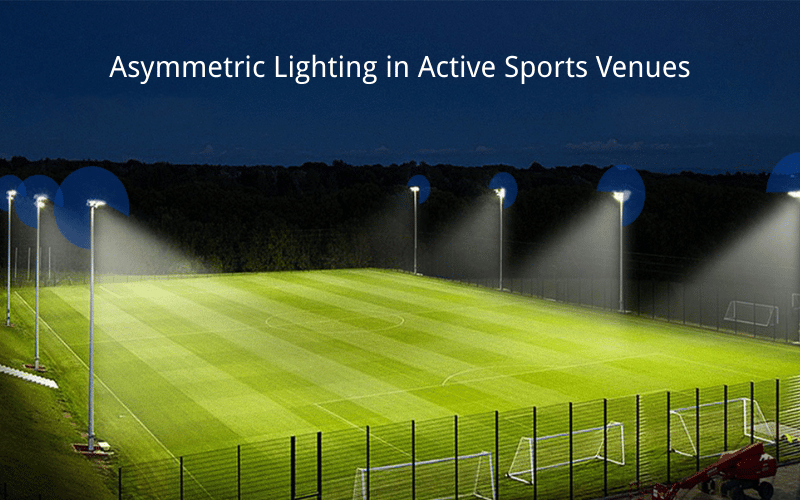 Asymmetric Lighting in Active Sports Venues