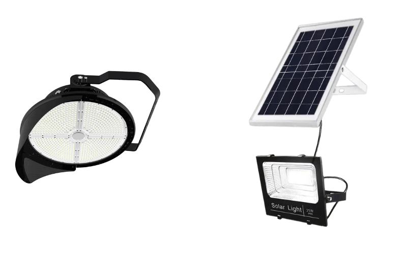 LED Floodlights vs. Solar LED Floodlights