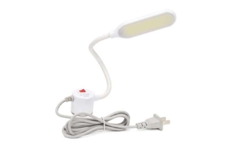 COB LED Sewing Machine Light – 6W Daylight White Gooseneck Lamp