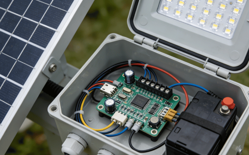 Main Components of Solar Garden Lights Main Components of Solar Garden Lights