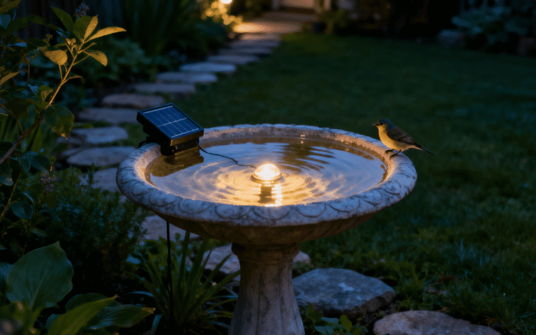 Solar Birdbath Lights