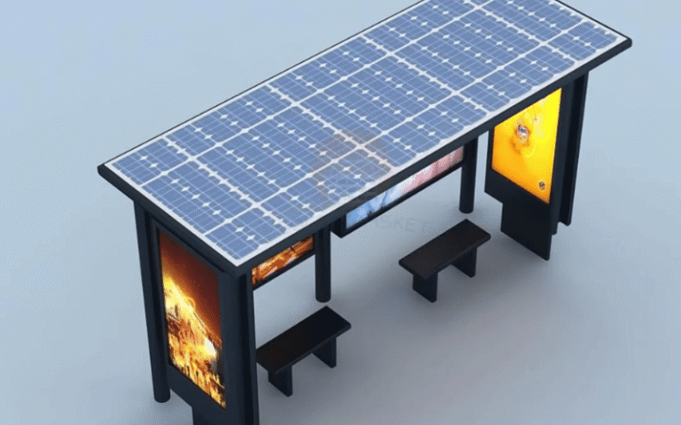 Solar Bus Stop Lights