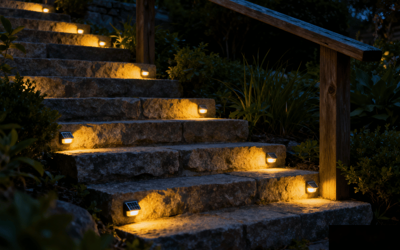 Solar Step Marker Lights (2) Solar Step Marker Lights (2)