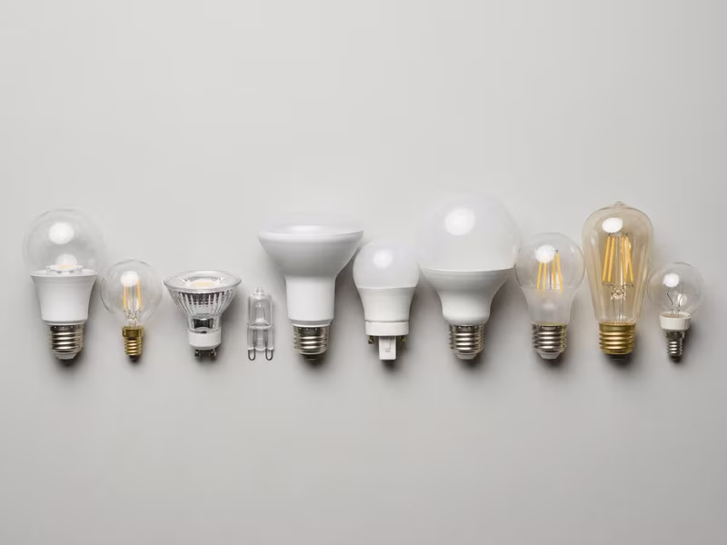 LED bulb base types LED bulb base types