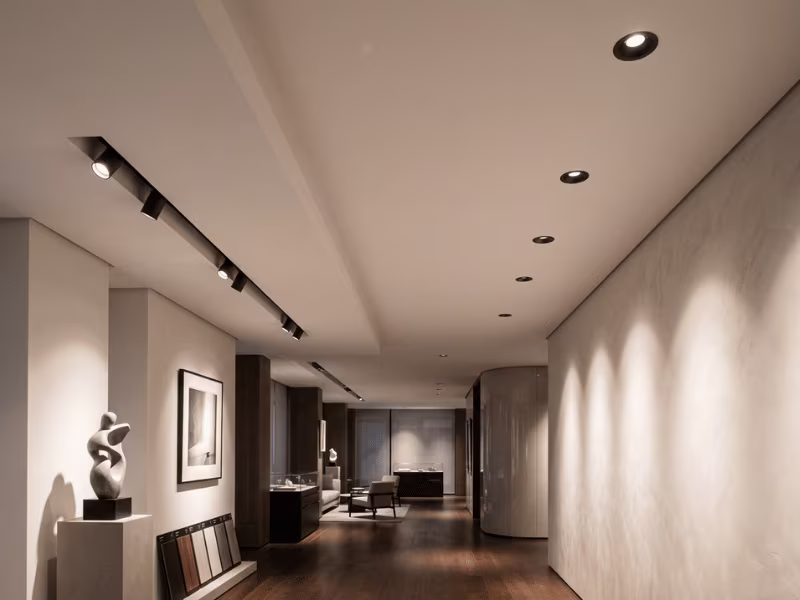 Recessed downlights with clean focused beams Recessed downlights with clean focused beams