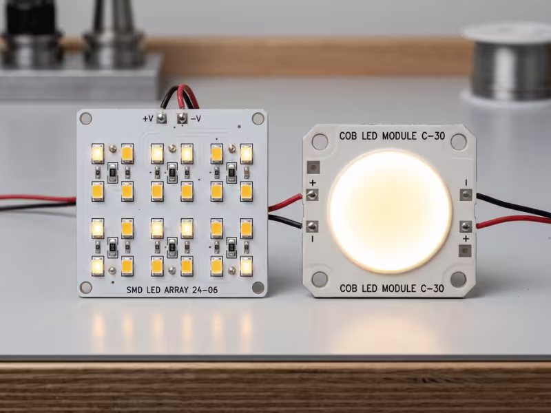 SMD LED and COB LED module comparison