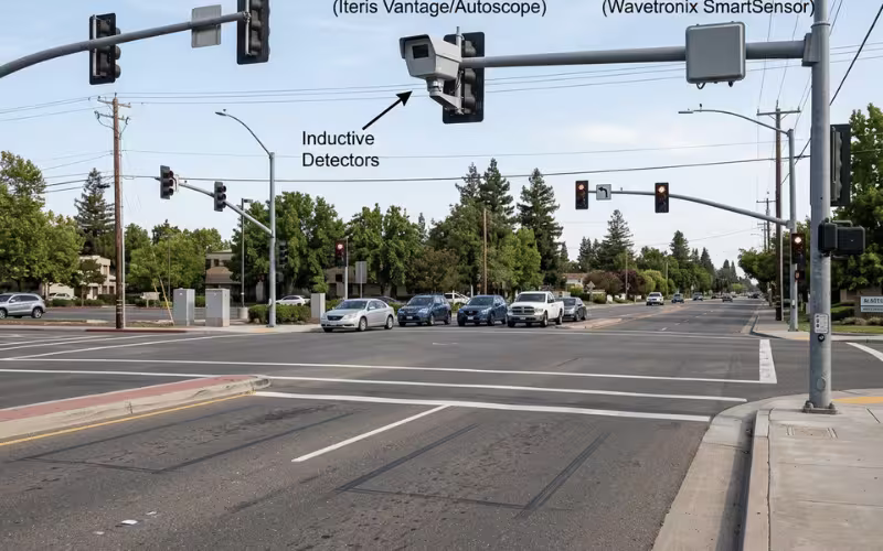 Traffic signal vehicle detection equipment Traffic signal vehicle detection equipment