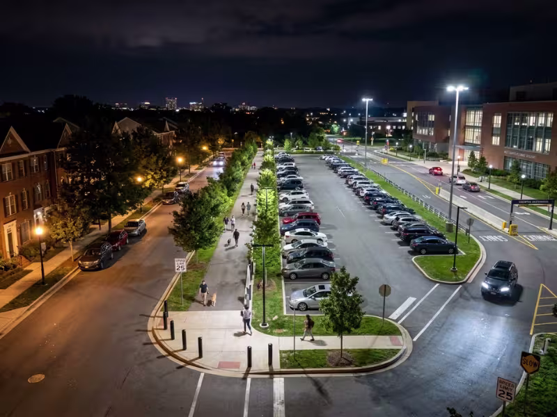 Smart street lighting application zones Smart street lighting application zones